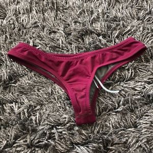 Jolyn Cheeky Bottoms in wine color